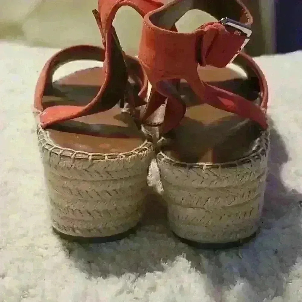 Franco Sarto platform sandals sz 9 1/2 - Picture 4 of 7